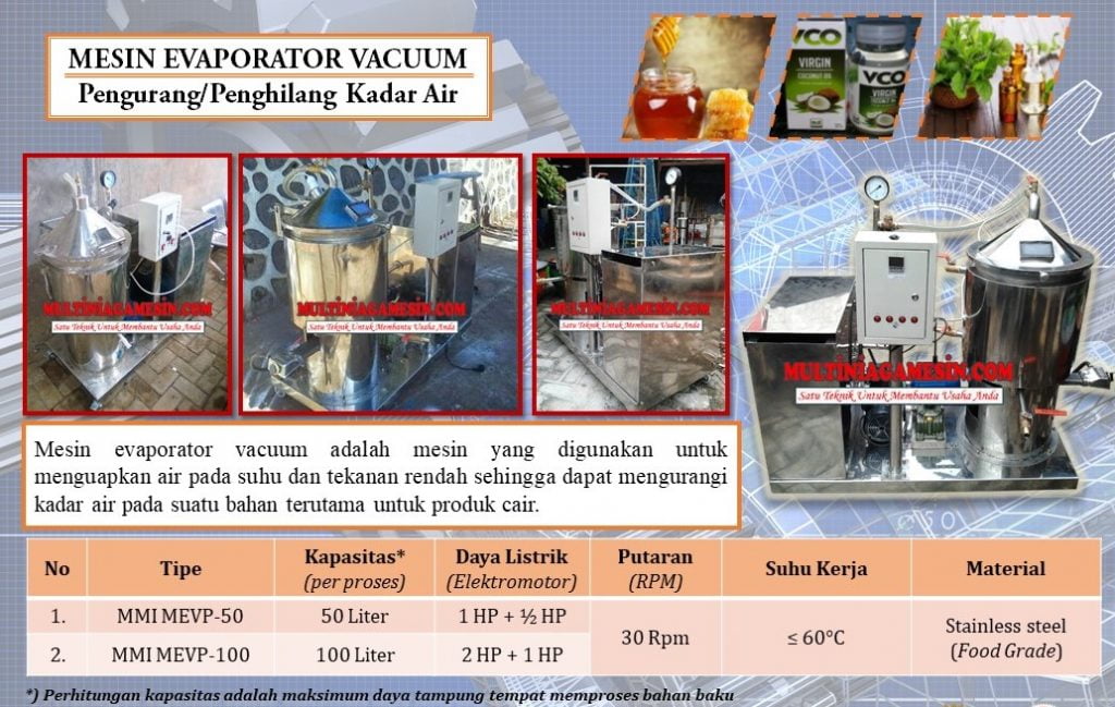 mesin evaporator vakum
